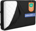 Oeko-Tex zertifizierte Reissverschluss-Tasche fuer Matratzenlagerung und Transport, geeignet fuer Matratzen bis 30 cm Hoehe 200 x 200 cm
